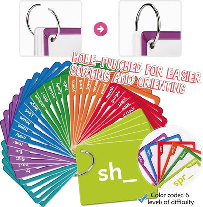 Sight Words & Phonics Flash Cards
